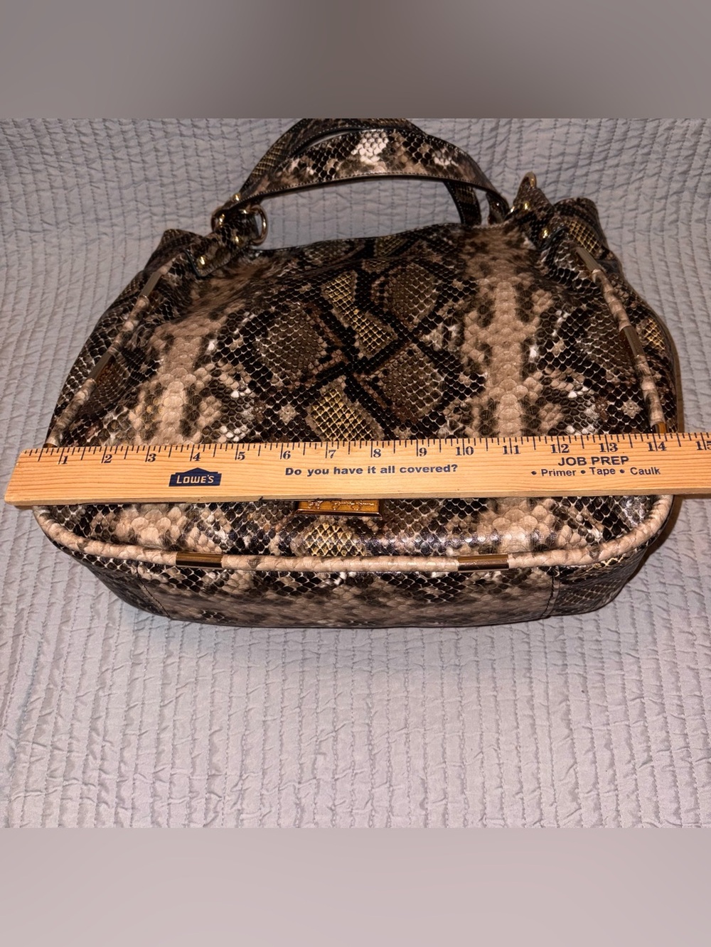 Jessica Simpson Women's Sadie 4 Poster Tote Bag, Shoulder Bag Snake NWOT - Picture 10 of 13